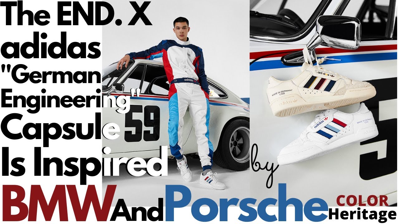 END x adidas German Engineering Capsule Is Inspired By BMW & Porsche Color Heritage|Indian jutawala