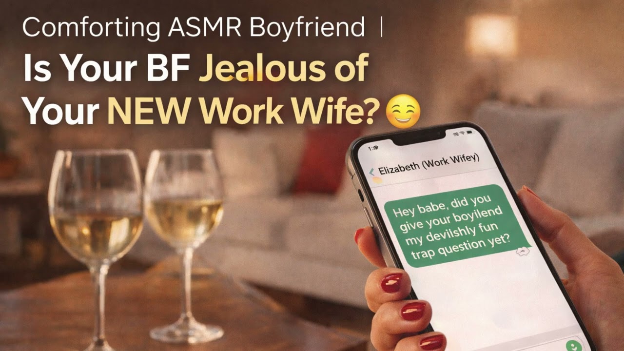 ❤️ Comforting ASMR Boyfriend | Is Your BF Jealous of Your NEW Work Wife? 😏