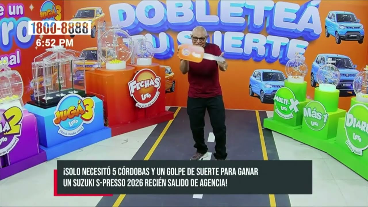 Loto Nicaragua: Un código en la mano se convirtió en un sueño cumplido