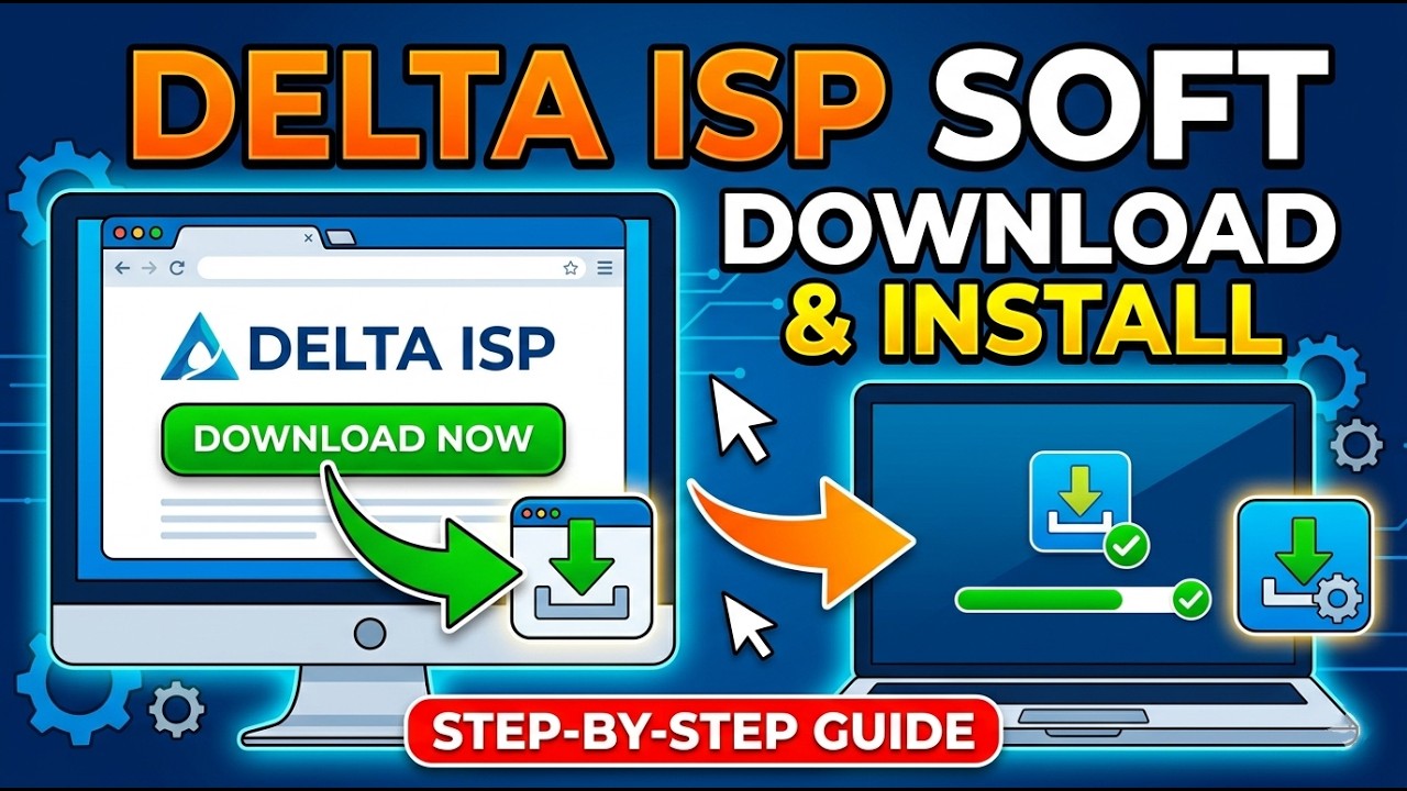 How to Install Delta ISPSoft and COMMGR (Step-by-Step)