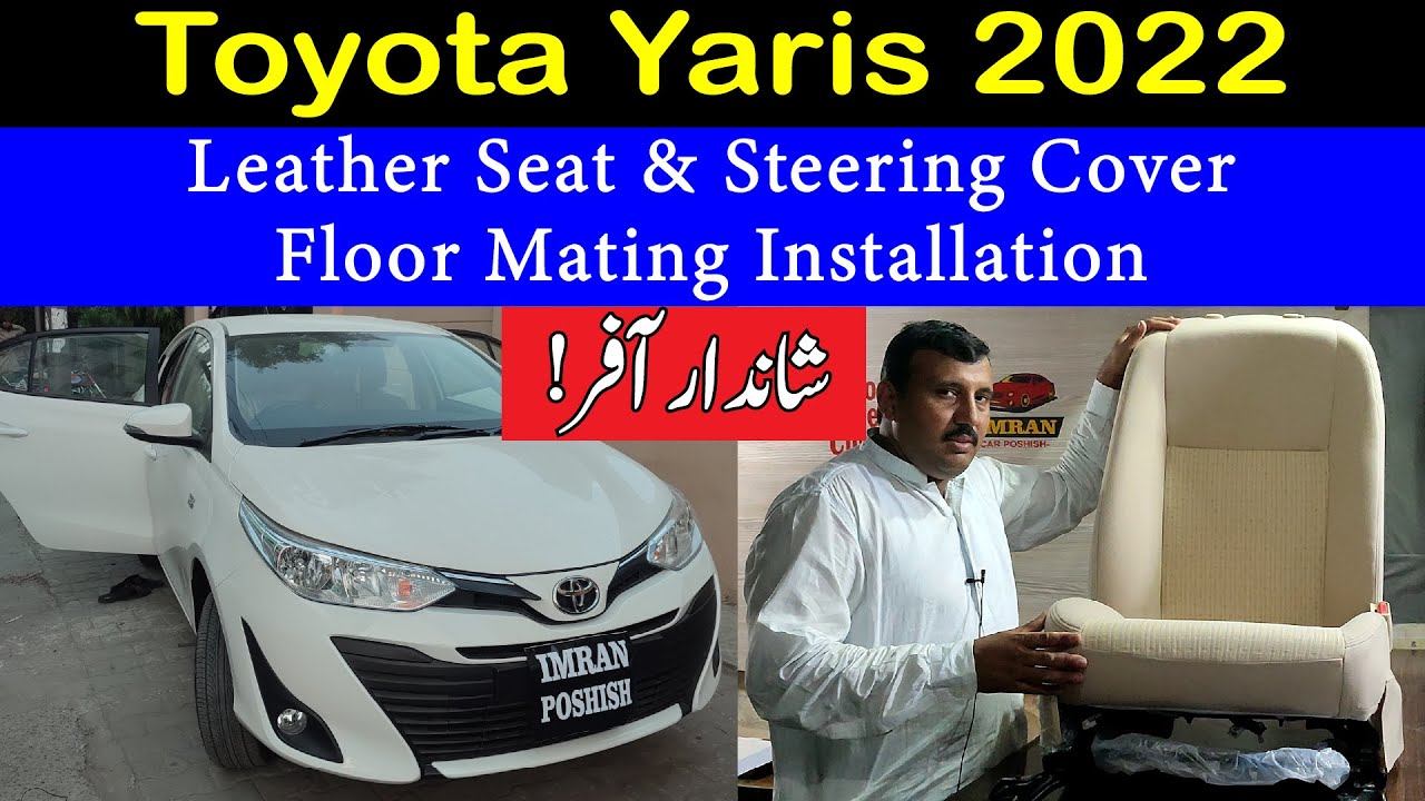 Toyota Yaris Premium Quality Breathable Car Seat Covers | Best Car Seat Covers | imran car poshish