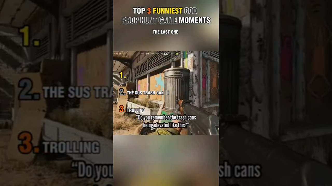 Top 3 Funniest COD Prop Hunt Game Moments