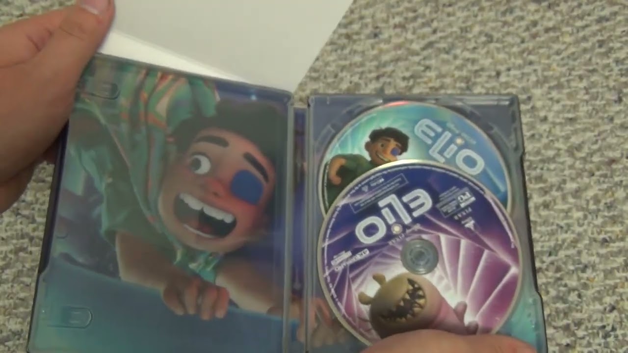 Распаковка стилбука Disney/Pixar Elio 4K Ultra HD + Blu-Ray