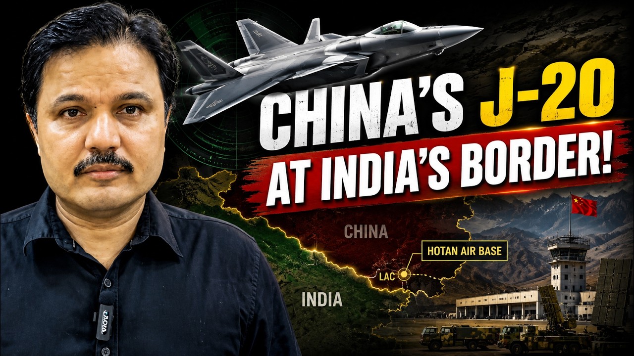 China Deploys J-20 Near India | Is India's Air Force Ready for China's Stealth Fighters?