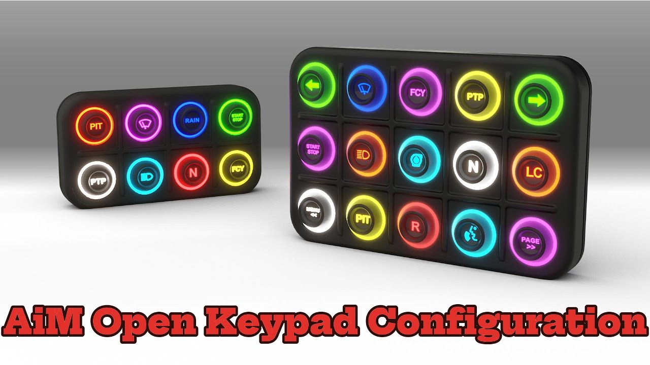 How do I set up an AiM Open Keypad?