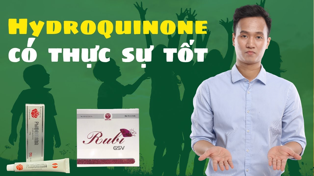 Hydroquinone làm trắng da mặt - TRỊ NÁM thế nào cho hiệu quả và AN TOÀN | Dr Hiếu