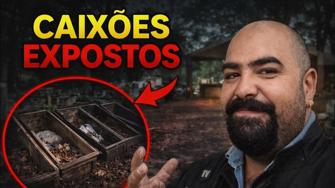  Encontrei Caixões Expostos em um Cemitério 