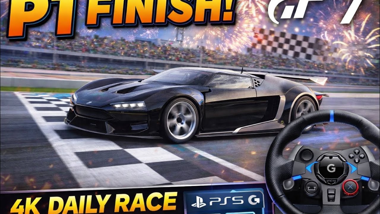 UNSTOPPABLE! 🏆 P1 FINISH Gran Turismo 7 Daily Race | Logitech G29 | 4K PS5 | Blue Moon Bay Speedway