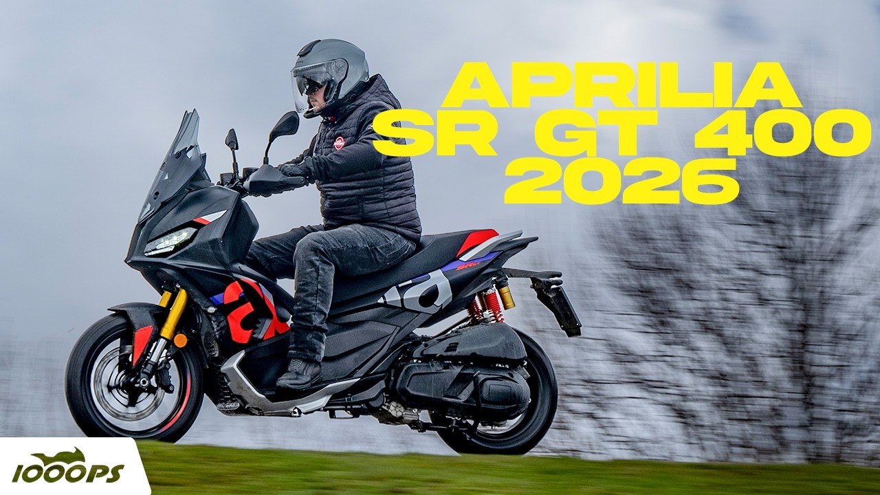 Aprilia SR GT 400 2026 - chasis top, motor conocido y mucha personalidad