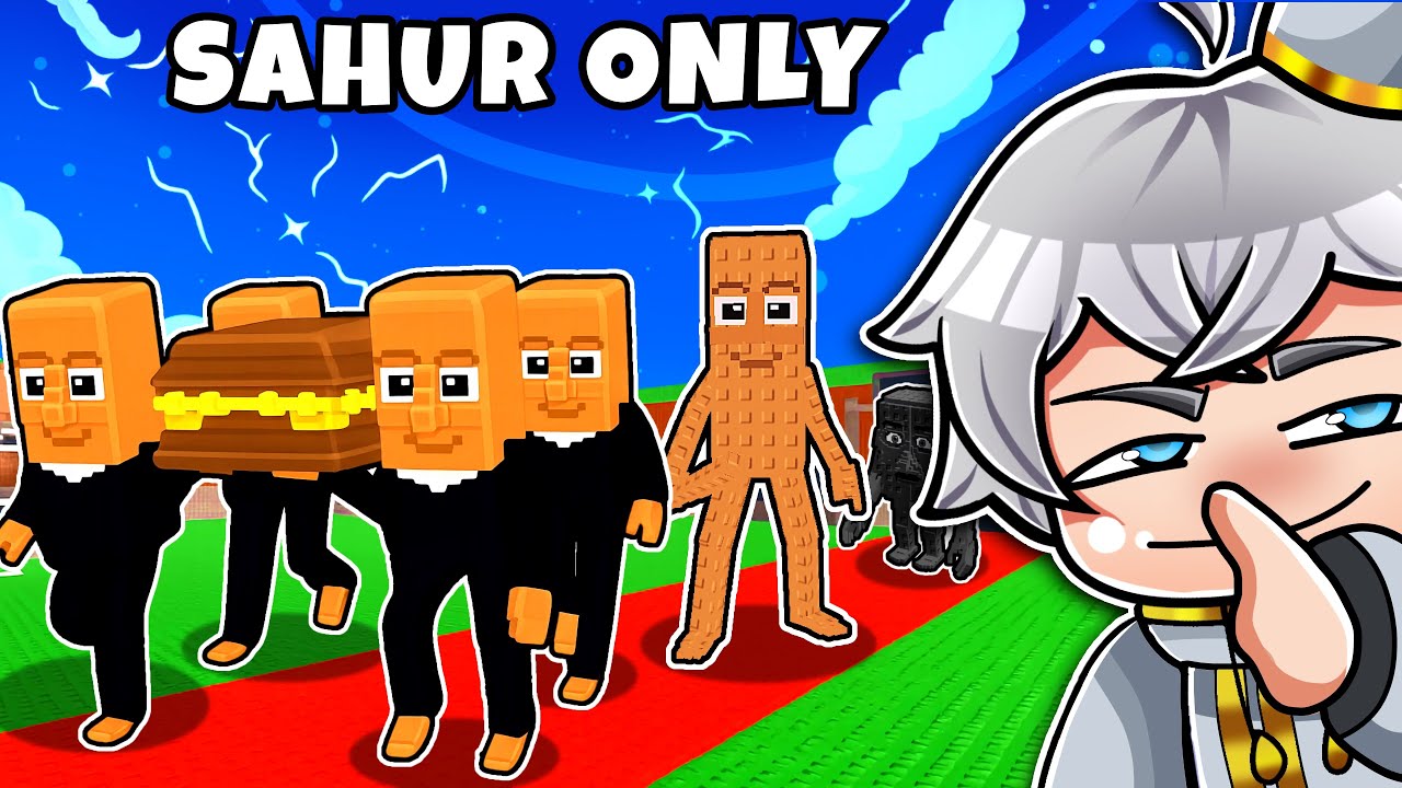 $0 ke $1 TRILYUN Pakai BRAINROT SAHUR ONLY di Steal a Brainrot