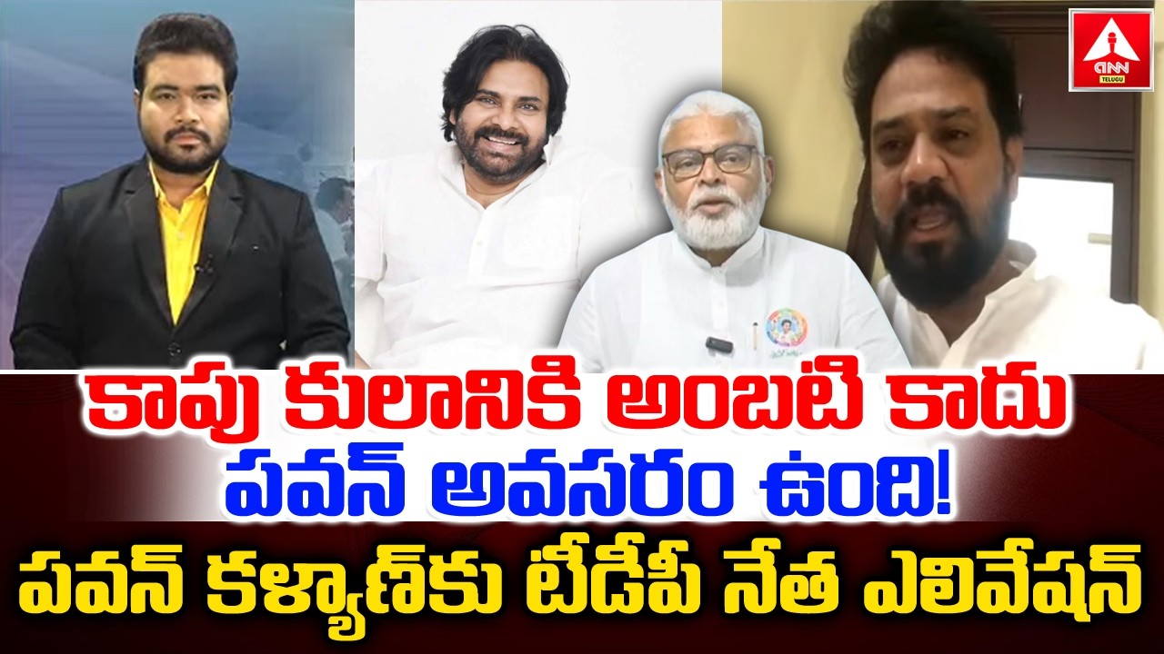 కాపు కులానికి అంబటి కాదు పవన్ అవసరం ఉంది..! | TDP Leader Vijay Shekar Reddy | ANN Telugu