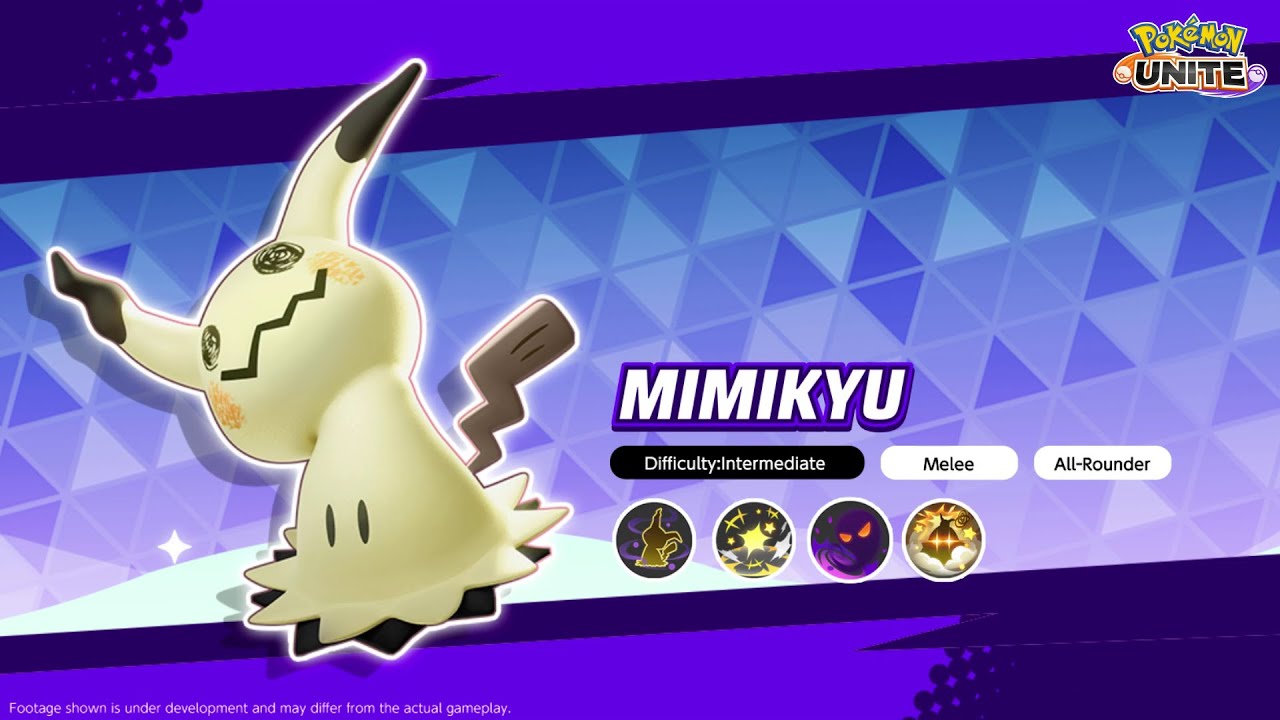 Mimikyu Moves Overview | Pokémon UNITE
