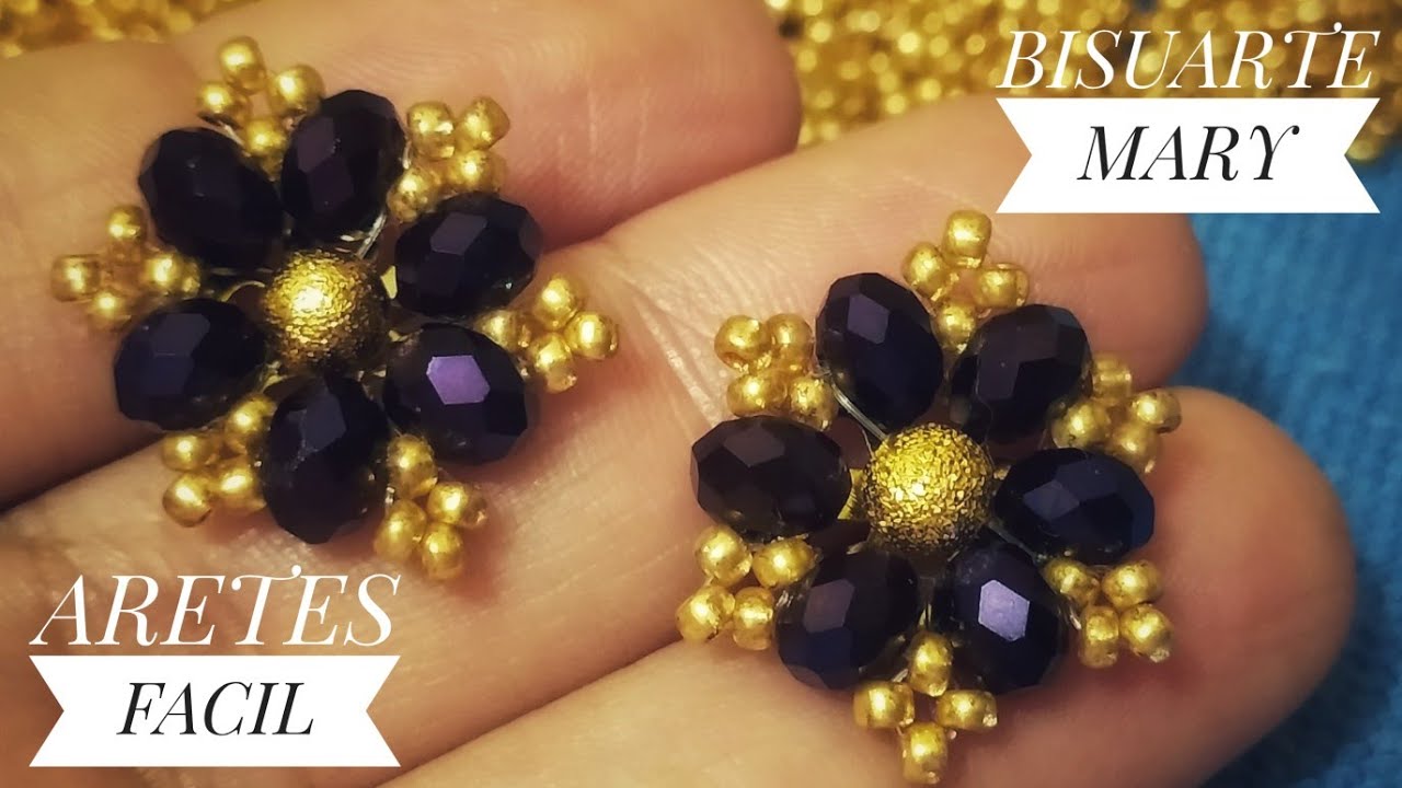 Aretes facil paso a paso ✨