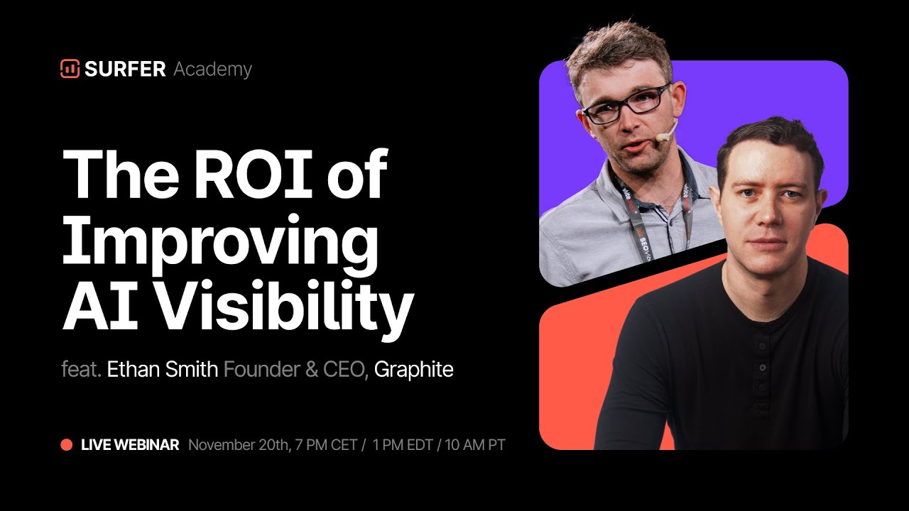 The ROI of Improving AI Visibility with Ethan Smith, CEO at Graphite