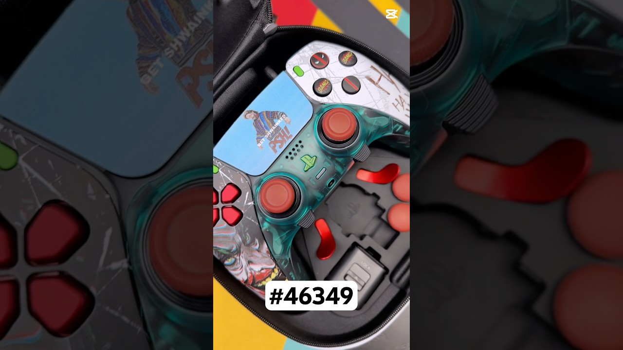 Check out this stunning custom creation &mdash; a fully loaded PS5 Edge controller! #customcontroller