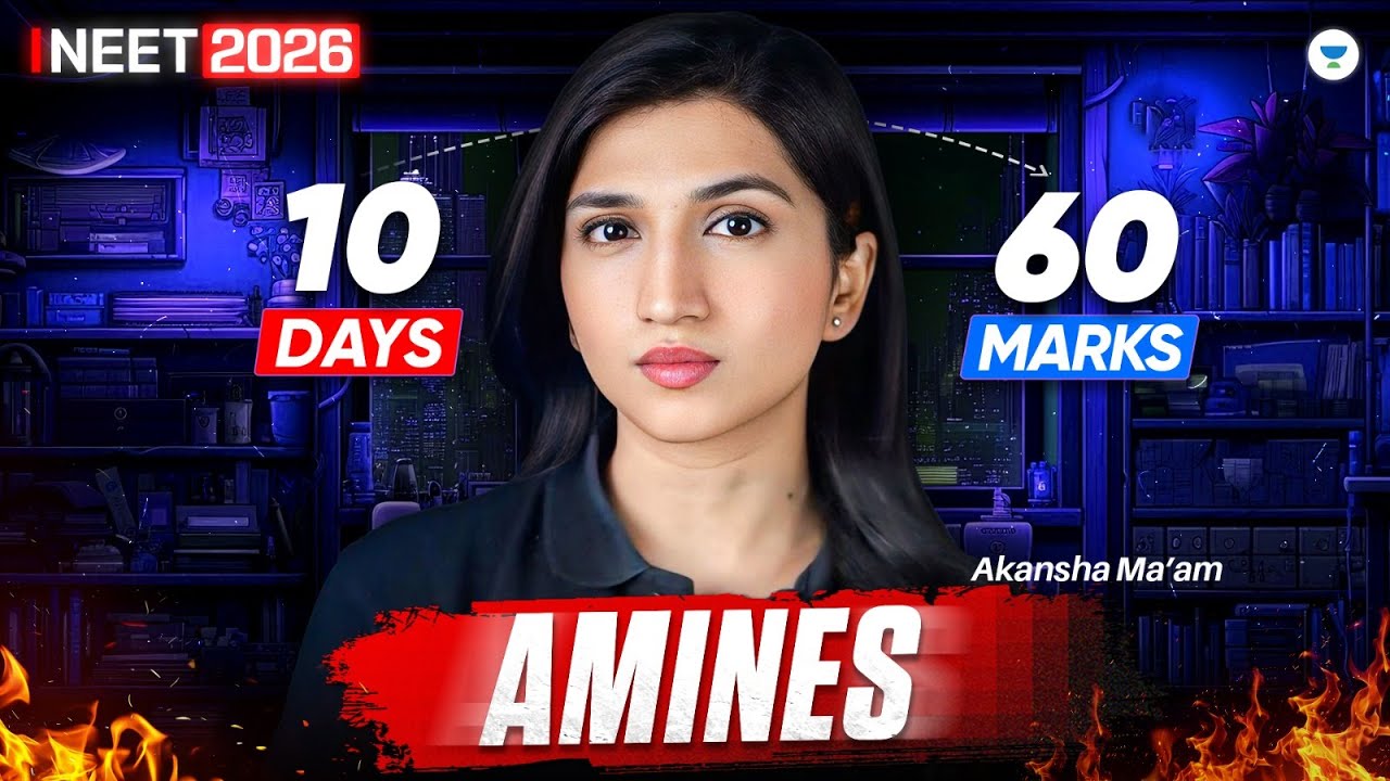 Amines One Shot LIVE | 10-Day Chemistry Sprint | NEET 2026 | Akansha Karnwal