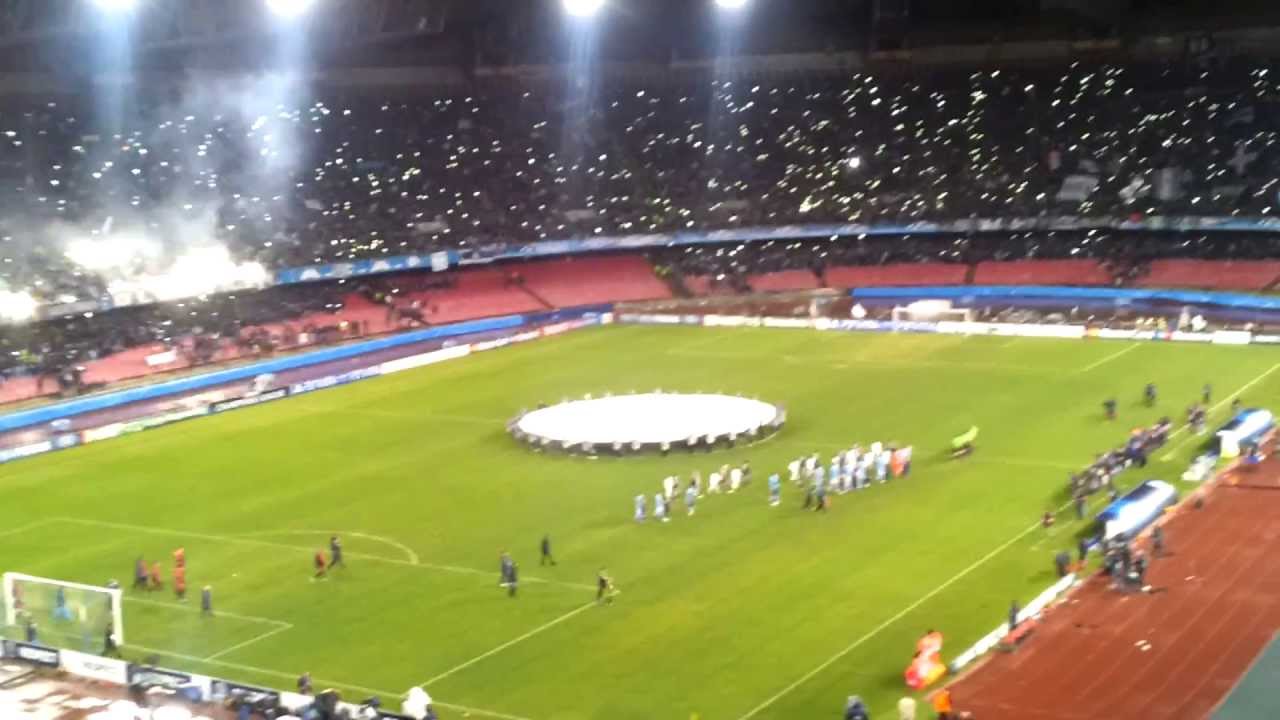 [HD] L'URLO DEL SAN PAOLO! Inno Champions League | Napoli - Chelsea