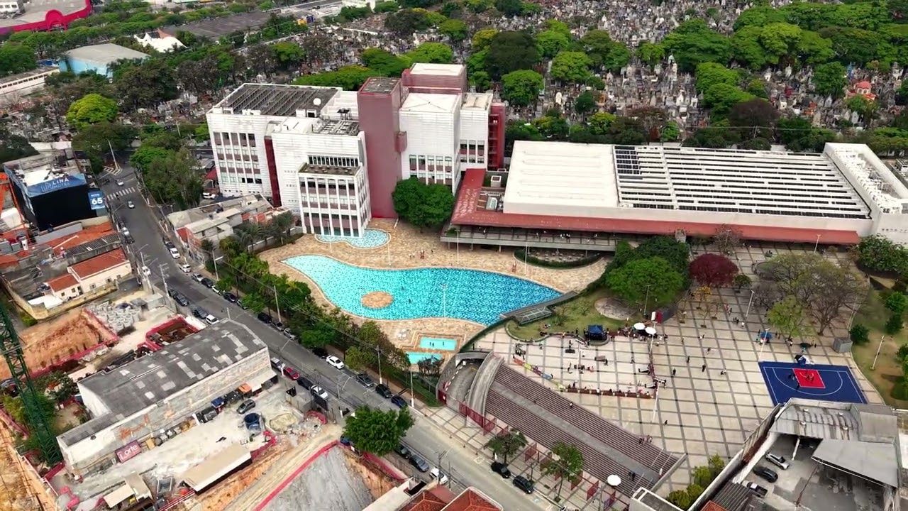 Sesc Belenzinho  Visto de cima