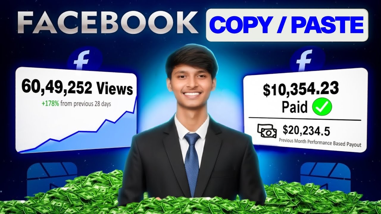 How to work Copy / Paste on Facebook | Monetization ON ? 