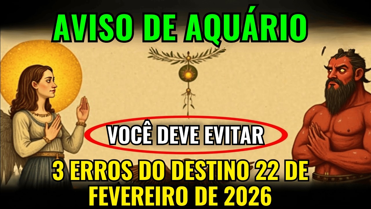 Aquário ♒ AVISO: Evite estes 3 erros agora ⚠️ Seu destino está em risco | 22 de fevereiro de 2026