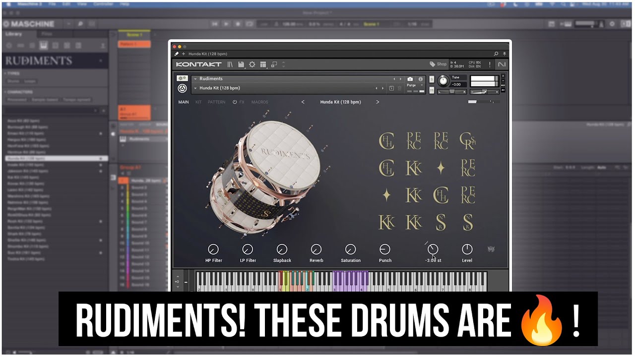 Rudiments Play Series Drums From Native Instruments!