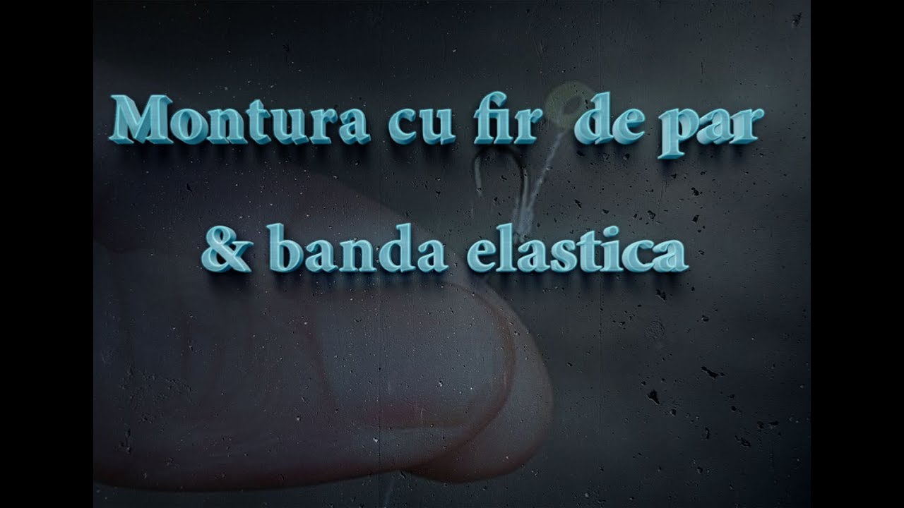 Montura fir de par cu banda elastica