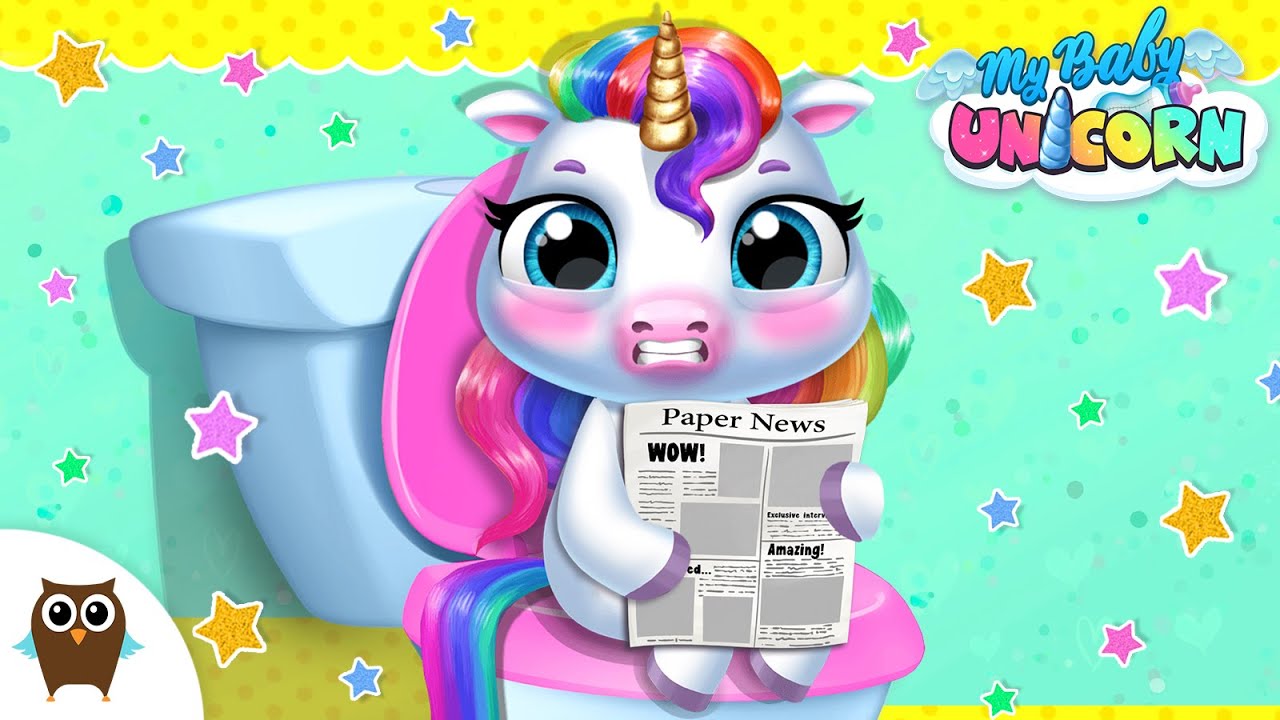 My Baby Unicorn Potty Training 🦄 My Baby Unicorn - Pony Care ✨ TutoTOONS