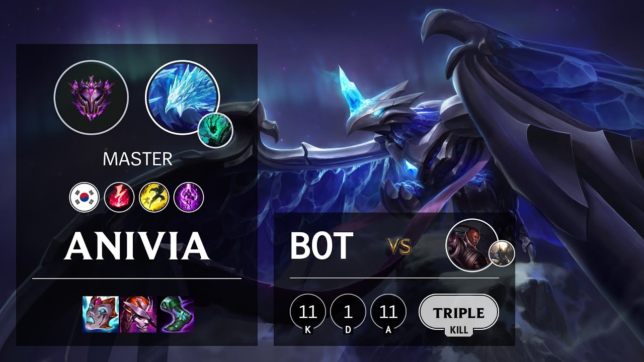 Anivia Bot vs Lucian - KR Master Patch 10.25