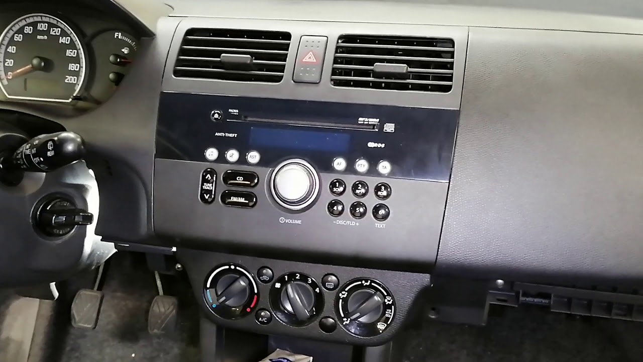 Suzuki Swift Radio Remove