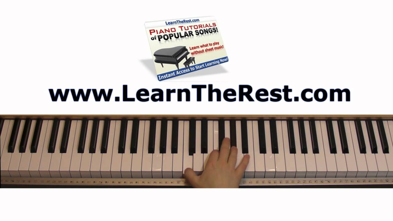How to Play Homecoming by Kanye West ft. Chris Martin on Piano