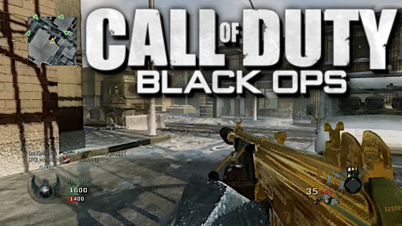 Black Ops 1: Gold Galil Gameplay - Grid TDM (No Commentary) Xbox 360