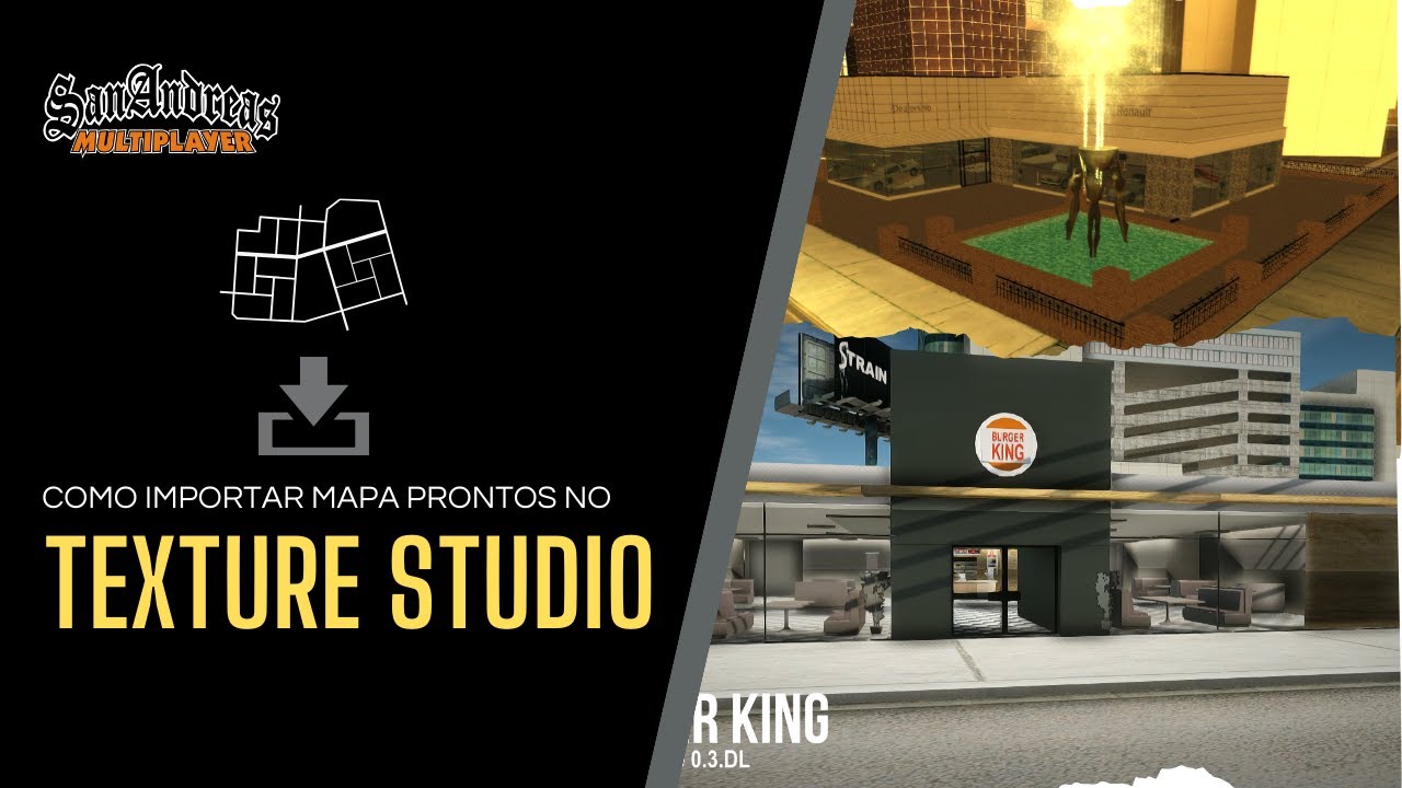 Como importar mapas prontos no texture studio e editar - sa:mp