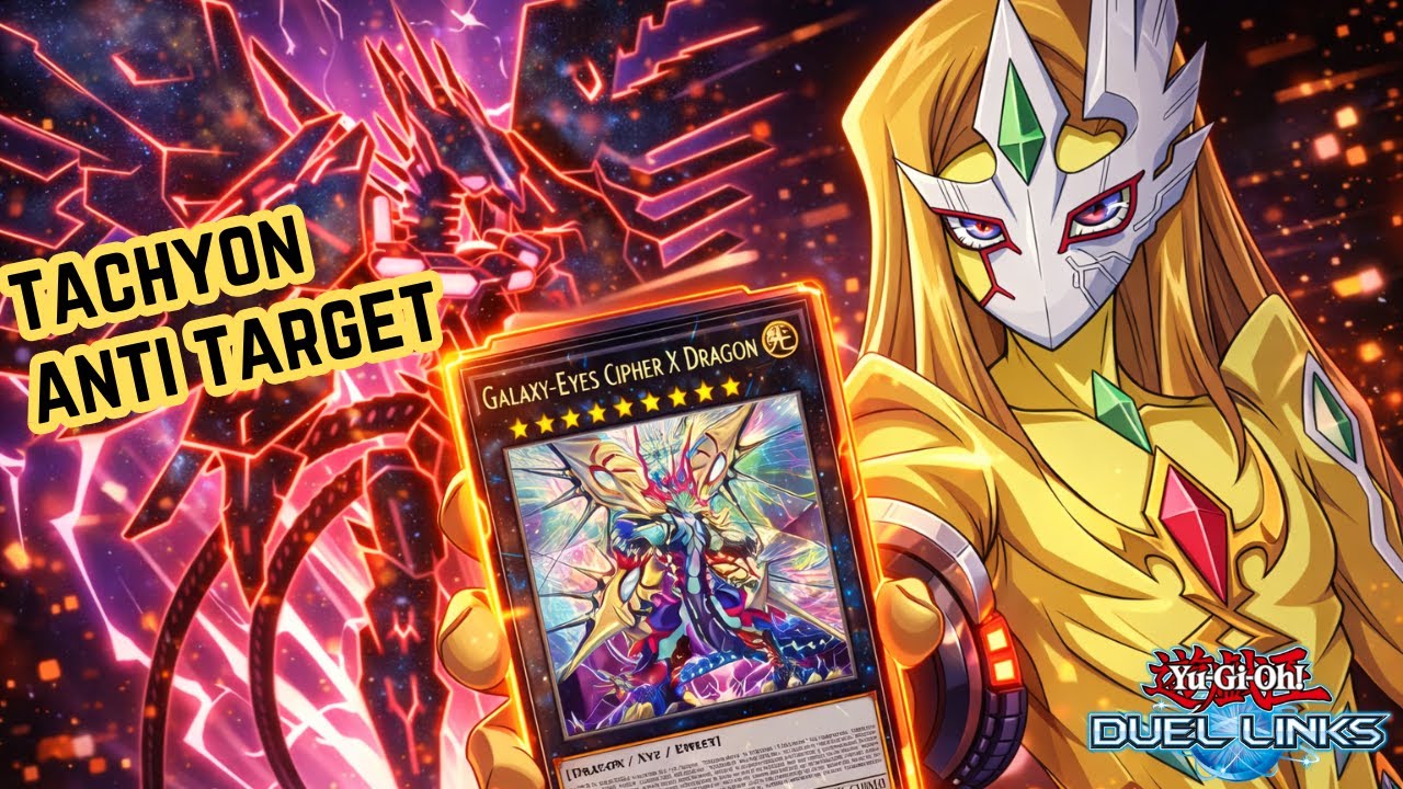 Deck Galaxy Tachyon Anti Target [Jadi Dewa di 1 Giliran] - Duel Links
