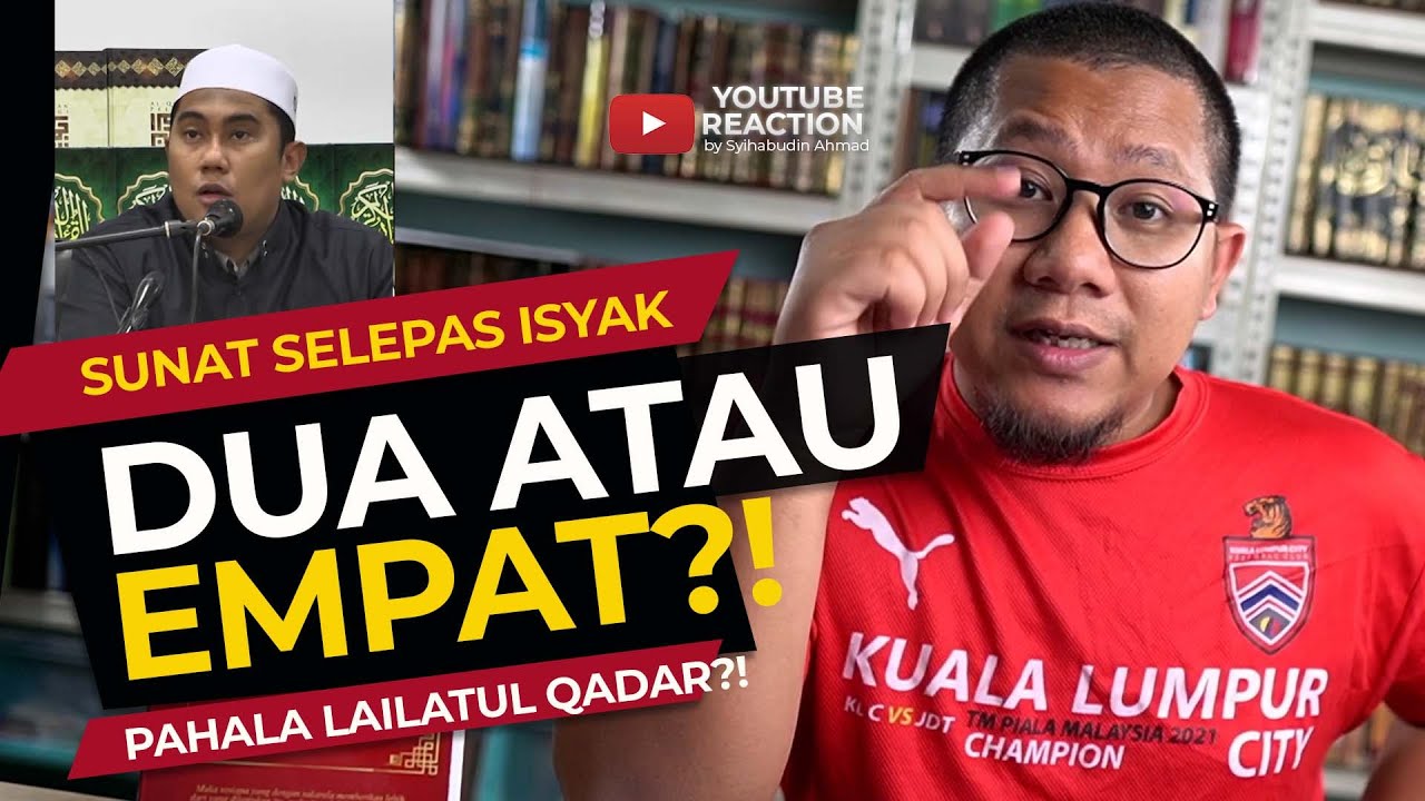 #190 Solat Sunat Isyak 4 Rakaat?! Dapat Pahala Lailatul Qadar?!