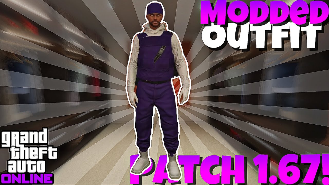 GTA 5 ONLINE *BEST* EASY PURPLE JOGGER GLITCHED OUTFIT |*AFTER PATCH 1.67*