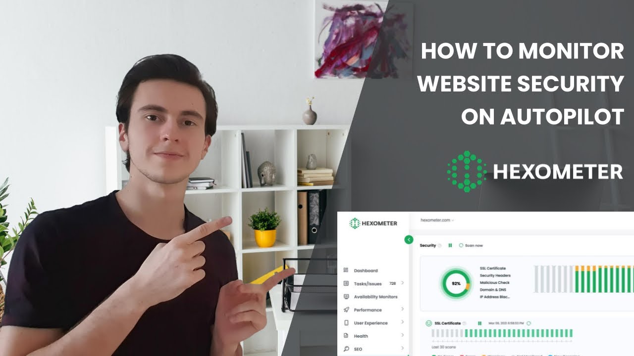 How to monitor website security on autopilot using Hexometer (Tutorial)