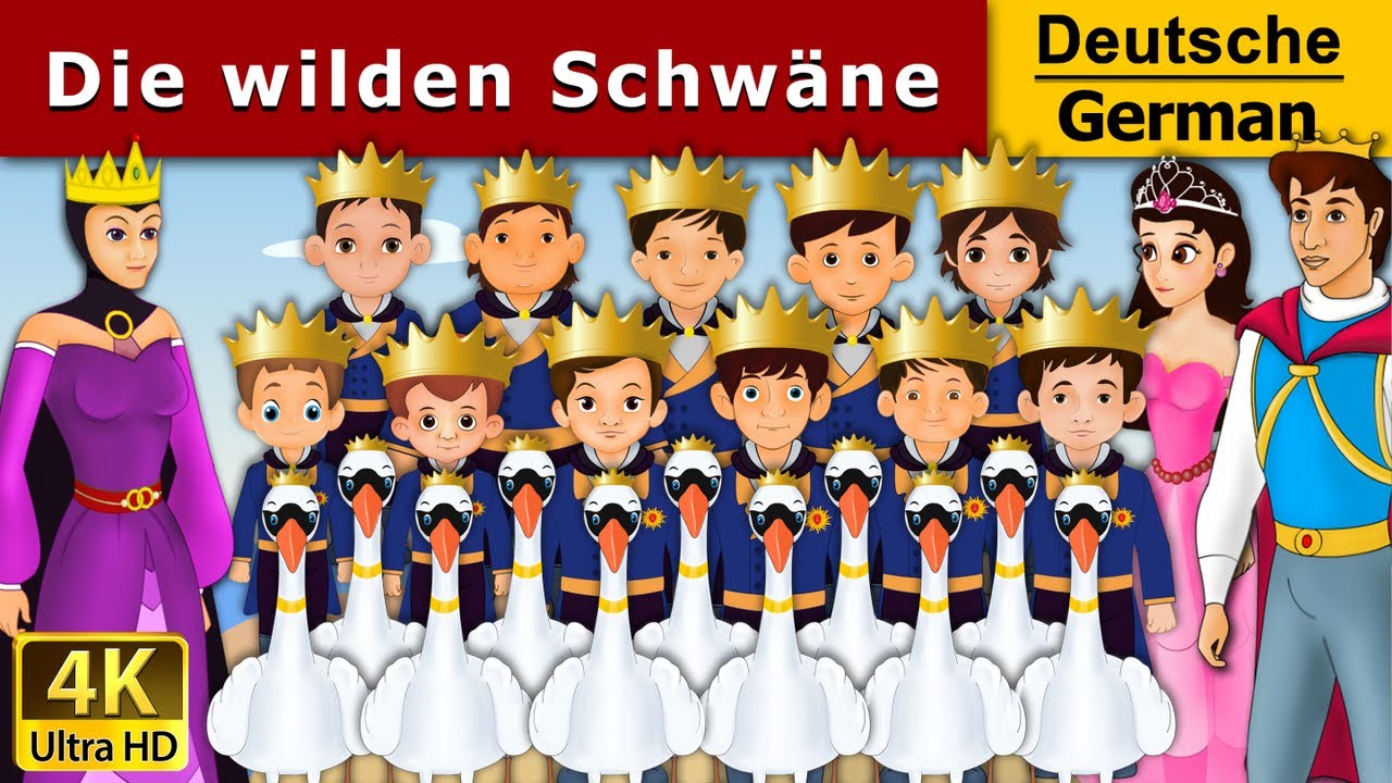Die wilden Schwäne | Wild Swan in German | Märchen | Geschichte | @GermanFairyTales