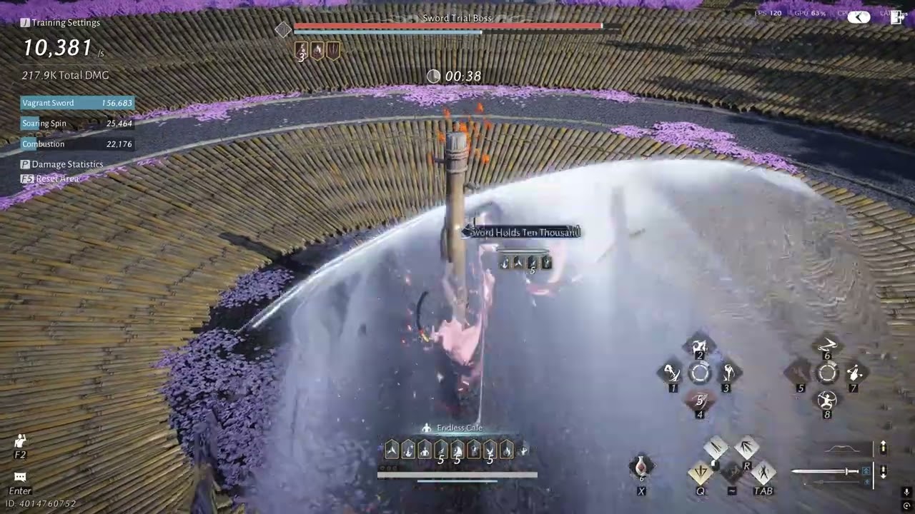 WWM Nameless Dummy rotation practice