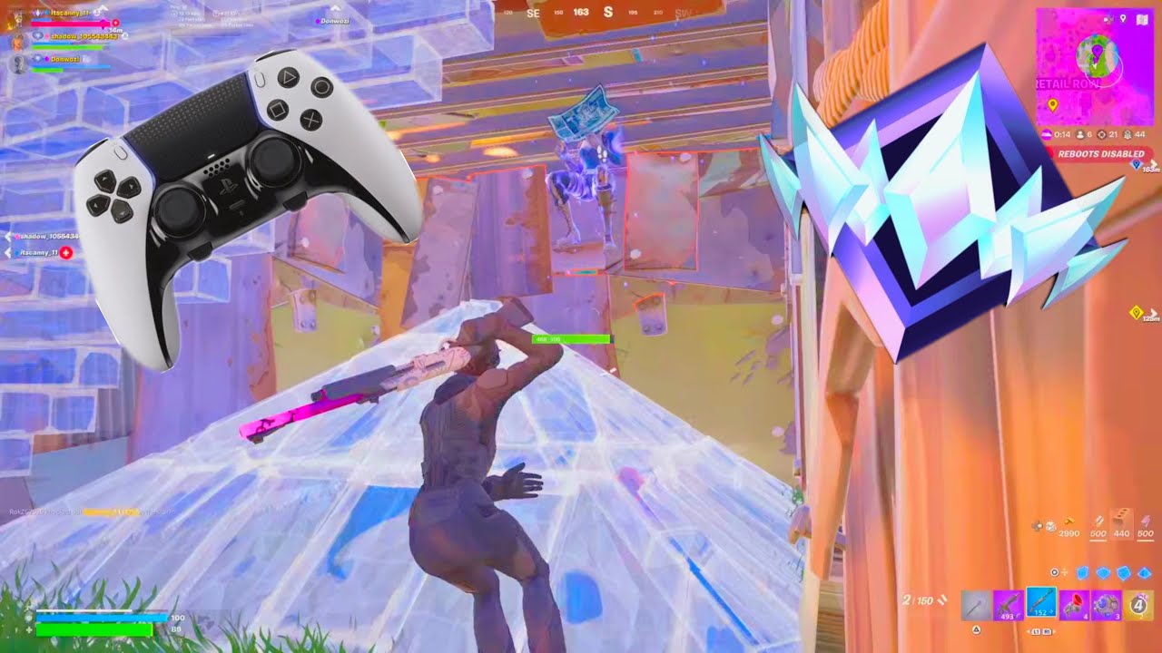 RARE CHANI SKIN! PS5 PRO Fortnite Ranked Reload Gameplay + Best Controller Settings For AIMBOT 🎯