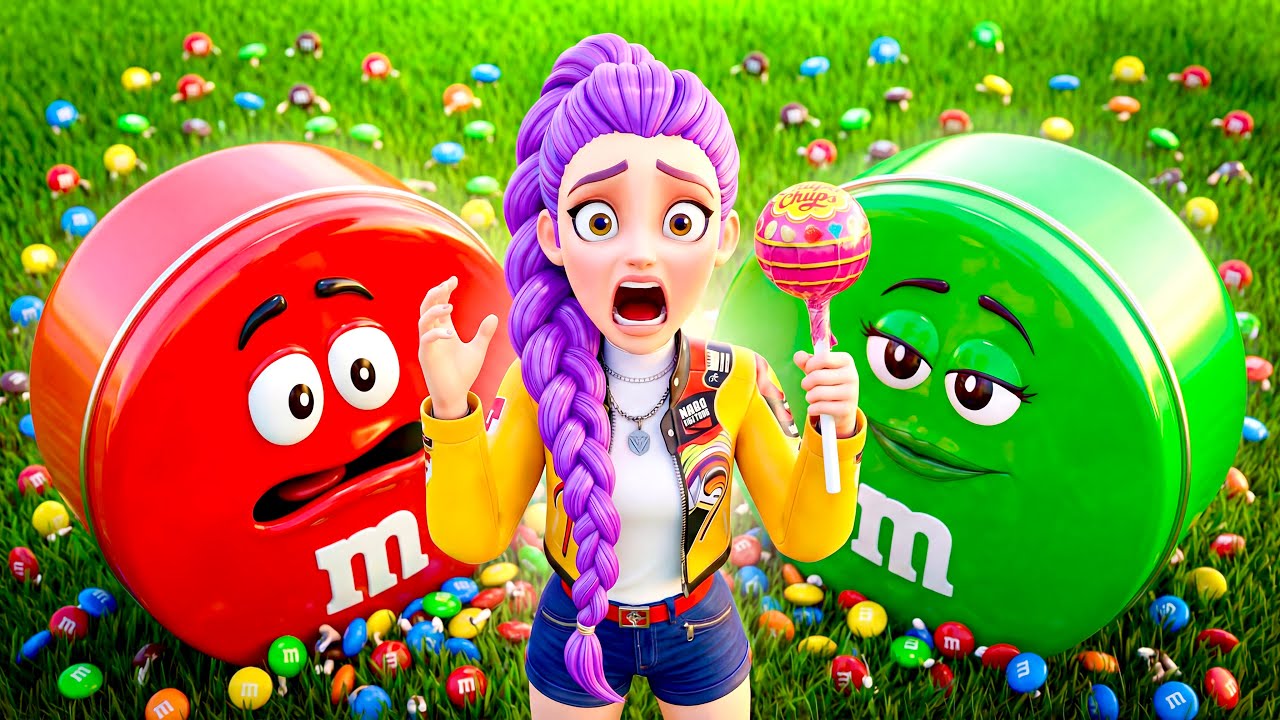 ASMR:  Candy Unboxing 🍬 Giant Lollipop, M&M&rsquo;s & Kinder Surprise Eggs ❤️🍭