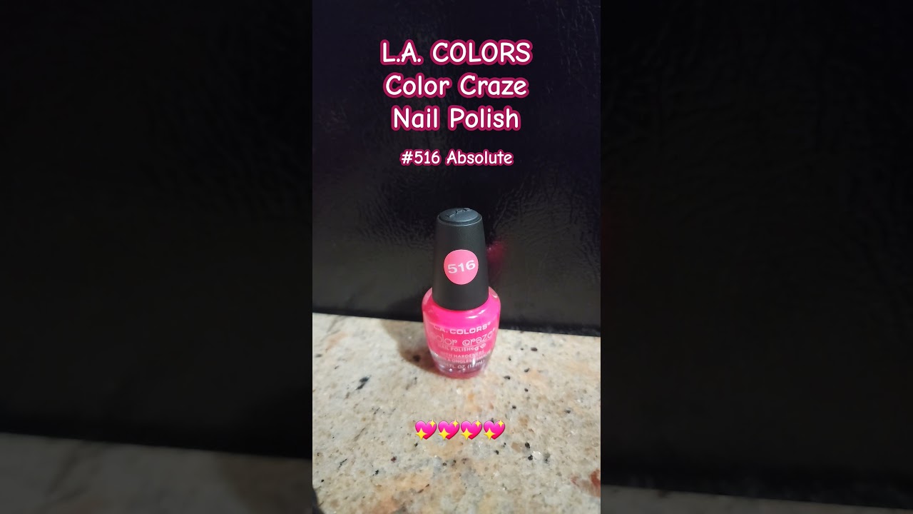 L.A. COLORS COLOR CRAZE NAIL POLISH 