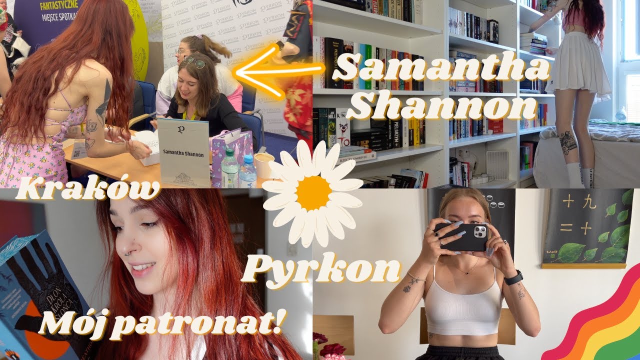 Mój patronat, Samantha Shannon, Pyrkon i podróże - VLOG 🌸📚