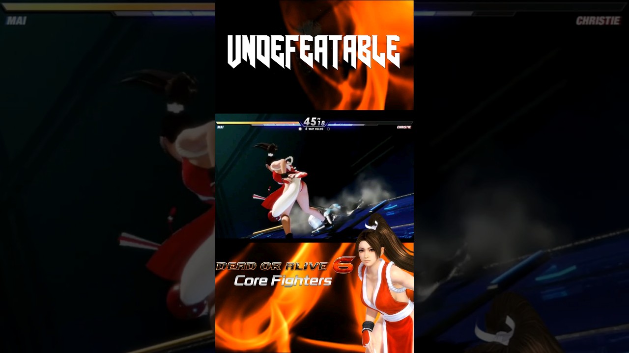 #UNDEFEATABLE #maishiranui #deadoralive6 #perfect #doa6gameplay #gamingshorts