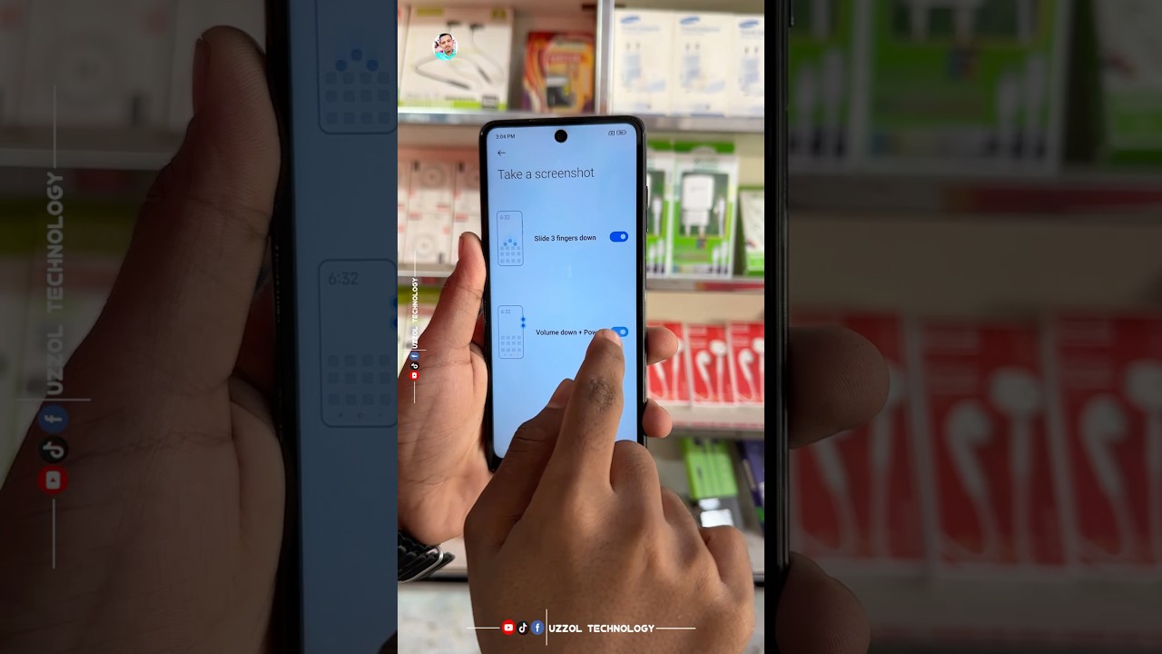 How To Poco 3 Finger Screenshot Setting#foryou #viral #shorts #video #uzzol_technology