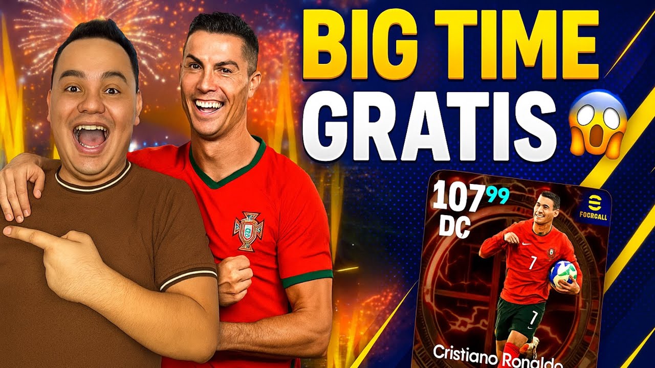¡ME SALIÓ CRISTIANO BIG TIME GRATIS! 😱🔥I Efootball Tiro Épico