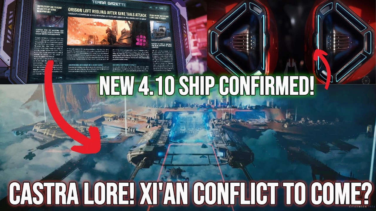 Star Citizen | NEW 4.10 Ship Confirmed! Castra System Lore and Teases + MORE!
