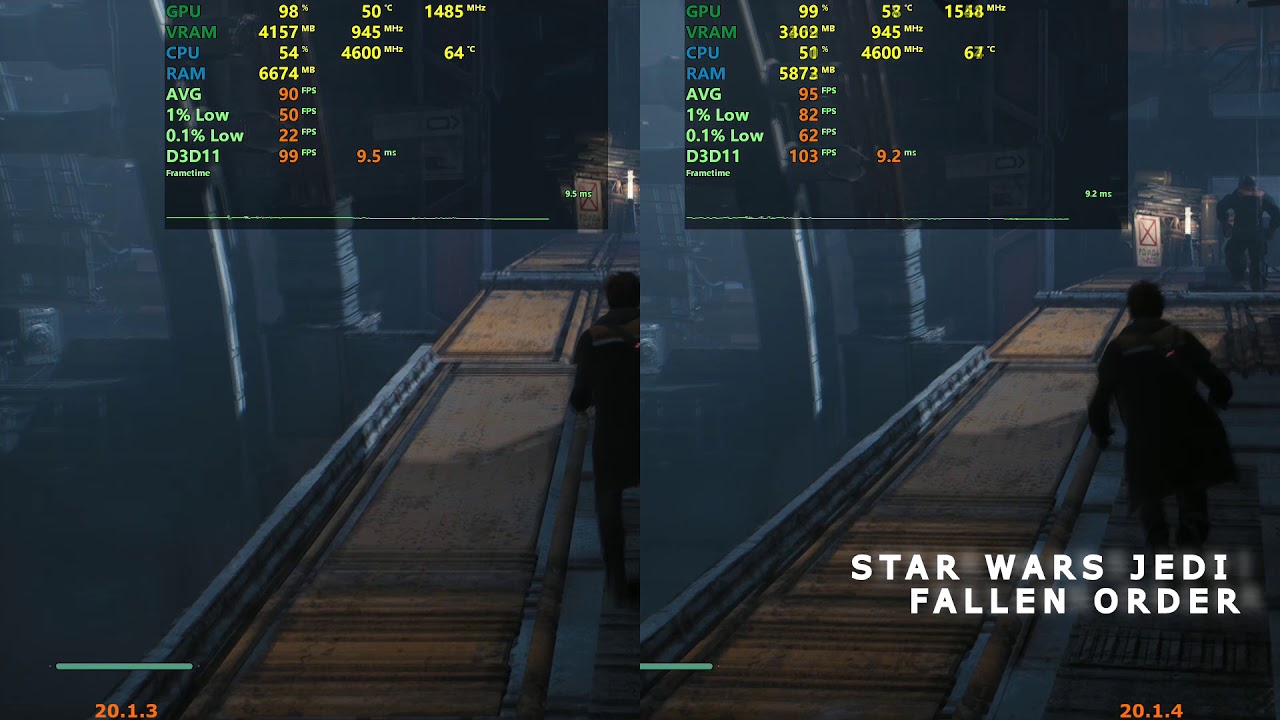 AMD Radeon 20.1.4 vs 20.1.3  performance test