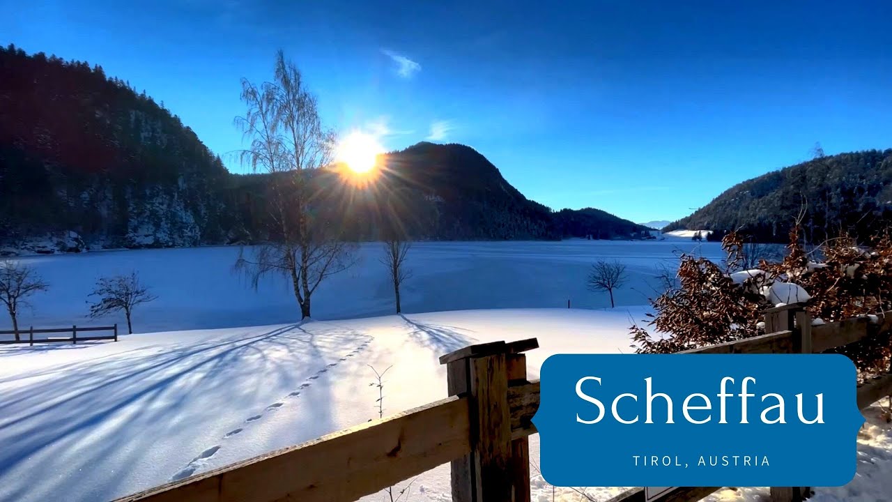 Walking around Scheffau, Tirol, Austria