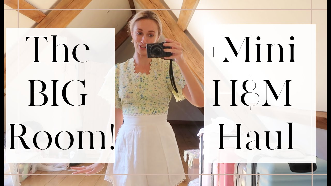 Organising the BIGGEST room in the house! // + Mini H&M Haul // Moving Vlogs Episode 5