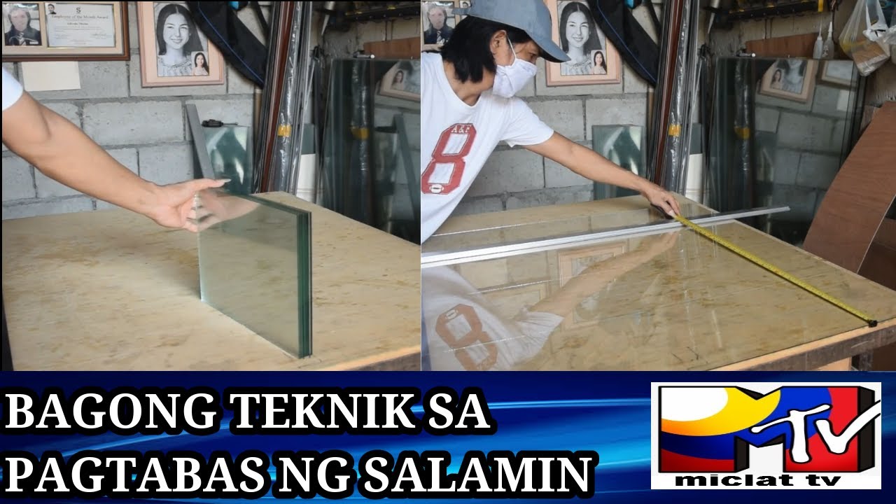 HOW TO CUT GLASS QUICK AND EASY?NEW TECHNIQUE.
